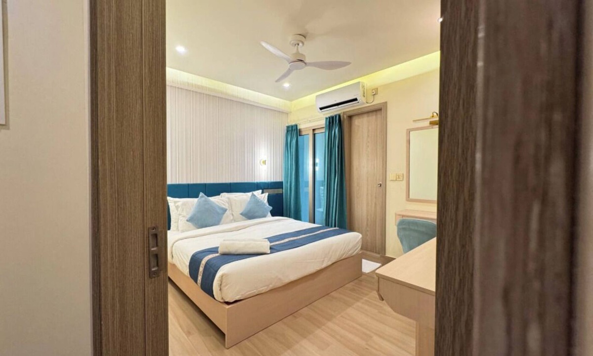 Male Apartment | Fabulous 1-bedroom apartment with AC in vibrant Malé