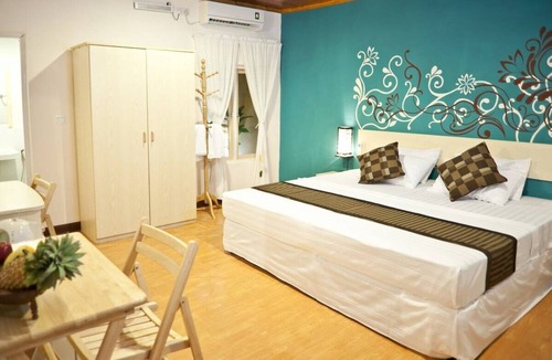 Maafushi Bed & Breakfast | Deluxe Double or Twin Room with Garden View in Mafushi (bnb)