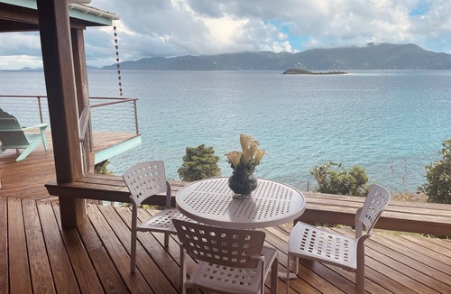 Jost Van Dyke House | Fabulous waterfront villa in JVD with two en-suite air conditioned bedrooms.