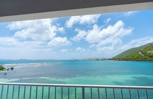 Road Town Apartment | Waterfront 2BR/2BA calm bay views plus dock access Tortola