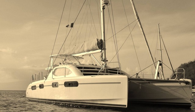 *Sail Caribbean*british Virgins Islands La Vie Catamaran in Road Town Tortola Trellis Bay 'BVI's Car