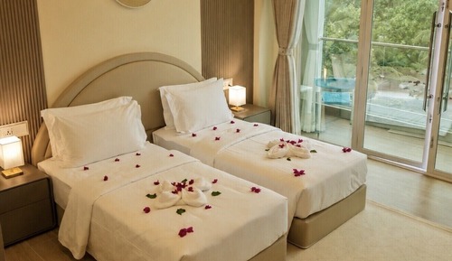 Family Quadruple Room, Balcony, Garden View