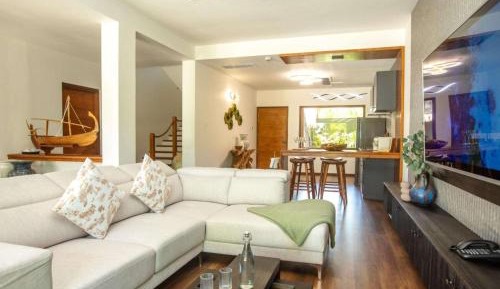 Three-Bedroom Beachfront Villa with Private Pool