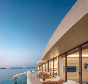 Three-Bedroom Sunset Overwater Pool Residence