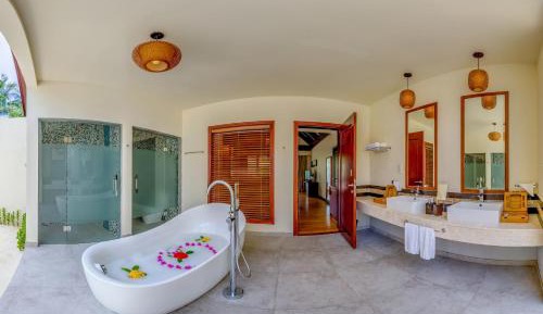 Island Villa with Pool - Butler Service | 24-hour Premium All-Inclusive Dine Around | Stay 5 nights or more for free seaplane transfers for 02 pax | Island hopping | Sunset cruise | Dolphin cruise| Cruise around the island