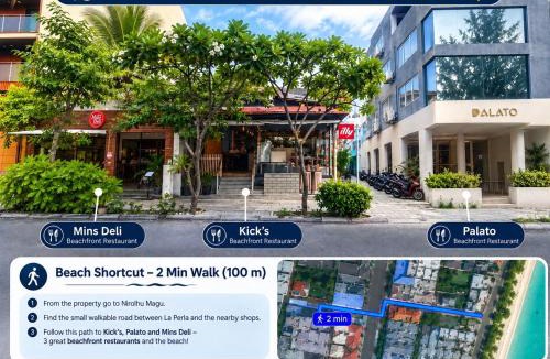 Hulhumale Apartment | Luxury 2BR - Airport Pickup - Airport 14 Min - Beach 3 Min Walk