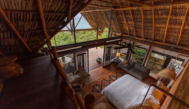 Luxury Teepee Villa with Ocean Views in BVI in Buck Island