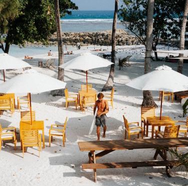 TWIN PALMS 'Beach House' - New surf front location in Thulusdhoo